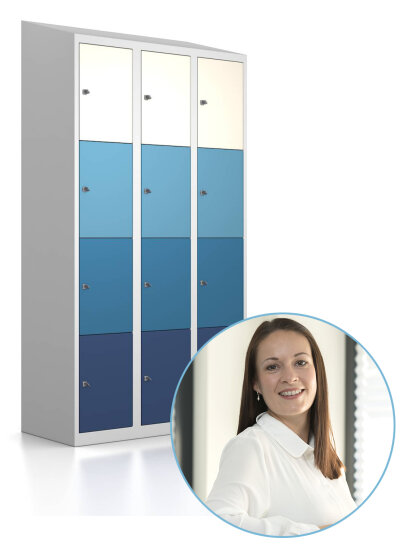 Schließfachschrank Nordic Calm - 12 Fächer