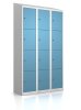 Schließfachschrank - 12 Fächer - Pastellblau