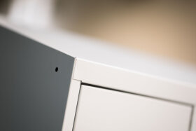 Brandschutzgarderobe mit 10 Kleiderhaken