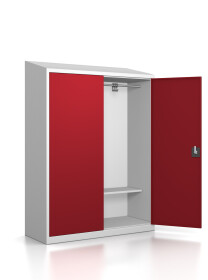 Brandschutzgarderobe mit 10 Kleiderhaken