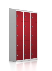 Schließfachschrank - 15 Fächer