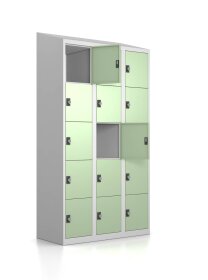 Schließfachschrank - 15 Fächer