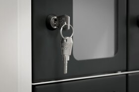 Handygarage 15 mit Sichtfenster und Zylinderschloss