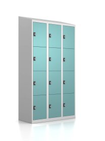 Schließfachschrank - 12 Fächer