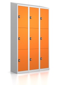 Schließfachschrank - 9 Fächer