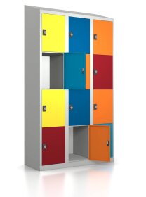 Gebrauchter Schließfachschrank - 15 Fächer -...