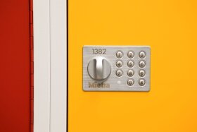 Garderobenschrank - 6 Fächer - elektronisches Tastenschloss - Design 539