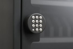 Handybox - 1 Fach mit Sichtfenster für 30 Geräte - elektronisches Tastenschloss