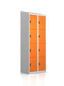 Gebrauchter Schließfachschrank mit 8 Fächern /...