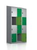 Gebrauchter Schließfachschrank mit 12 Fächern / Design 453