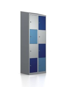 Gebrauchter Schließfachschrank mit 8 Fächern / Design 452