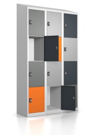 Gebrauchter Schließfachschrank mit 12 Fächern...