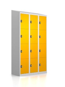 Gebrauchter Schließfachschrank mit 12 Fächern...